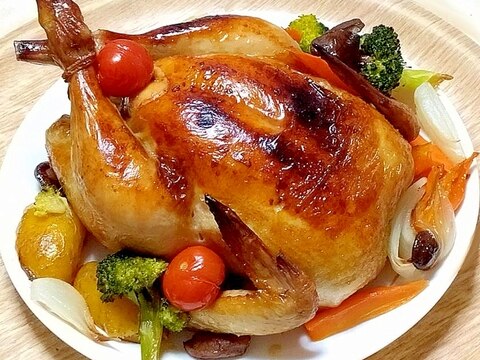 Xmasに和風照り焼きローストチキン